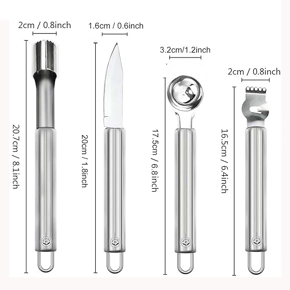 Zester-Reibe mit Kanalmesser, Apfel-Cupcake-Entkerner