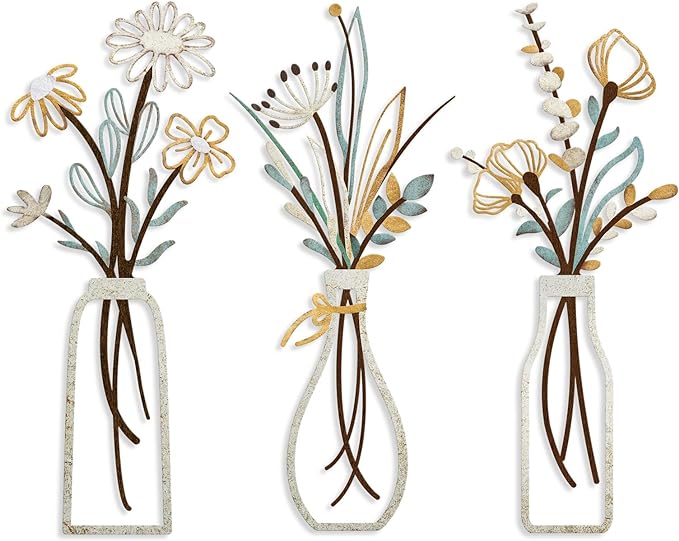 Blumen-Wanddekorationen für das Wohnzimmer