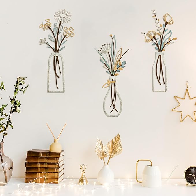 Blumen-Wanddekorationen für das Wohnzimmer